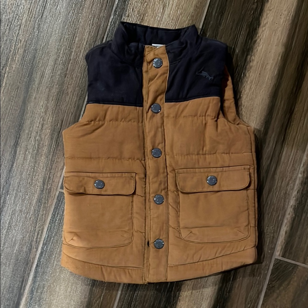Kids Brown and Tan Vest
